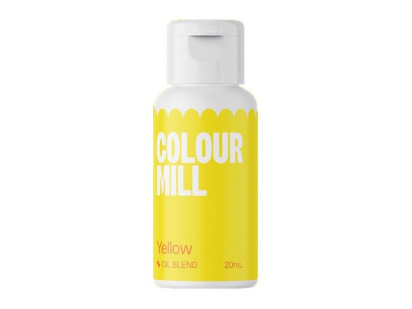 Oil Blend Yellow Lebensmittelfarben von Colour Mill - 20 ml