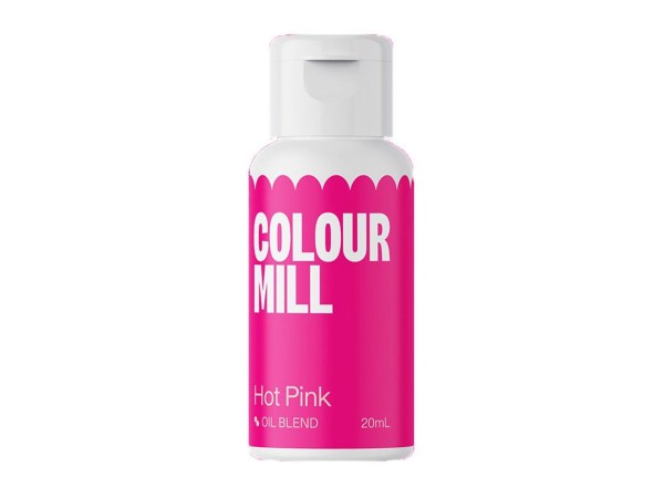 Oil Blend Hot Pink Lebensmittelfarben von Colour Mill - 20 ml