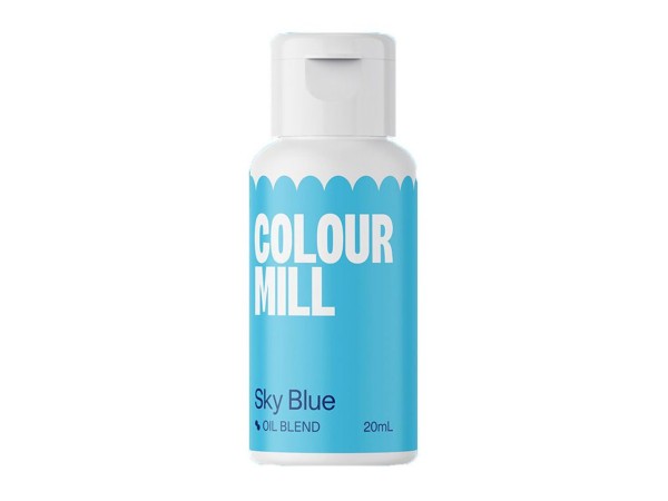 Oil Blend Sky Blue Lebensmittelfarben von Colour Mill - 20 ml
