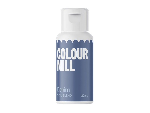 Oil Blend Denim Lebensmittelfarben von Colour Mill - 20 ml