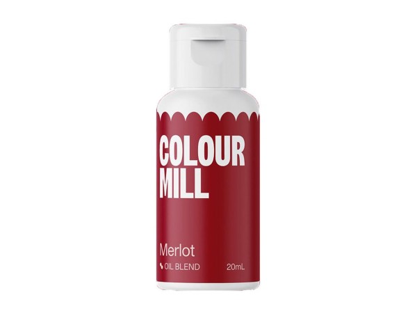 Oil Blend Merlot Lebensmittelfarben von Colour Mill - 20 ml