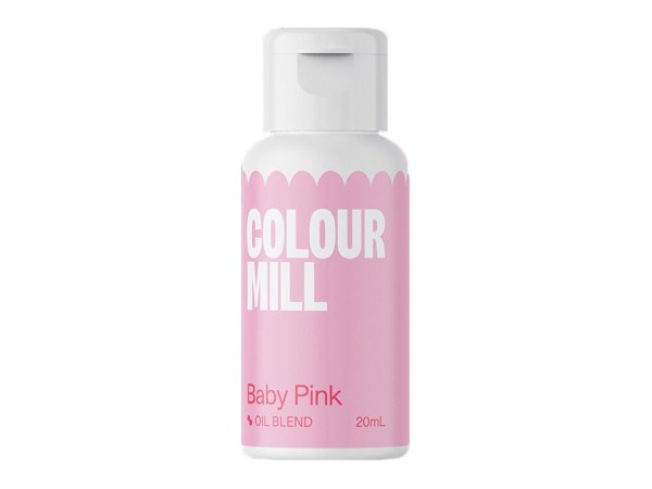 Oil Blend Baby Pink Lebensmittelfarben von Colour Mill - 20 ml