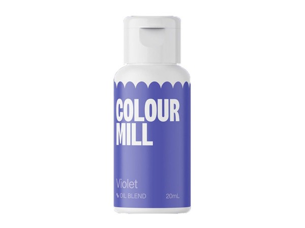 Oil Blend Violet Lebensmittelfarben von Colour Mill - 20 ml